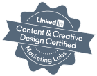 li_marketing_labs_certification_digital_badge_content_and_creative_design_en Badge LinkedIn Content & Creative Design Certified