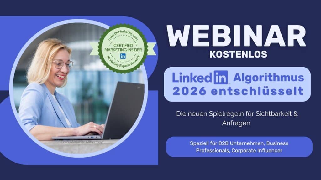 Webinar kostenlos: LinkedIn Algorithmus 2026 entschlüsselt